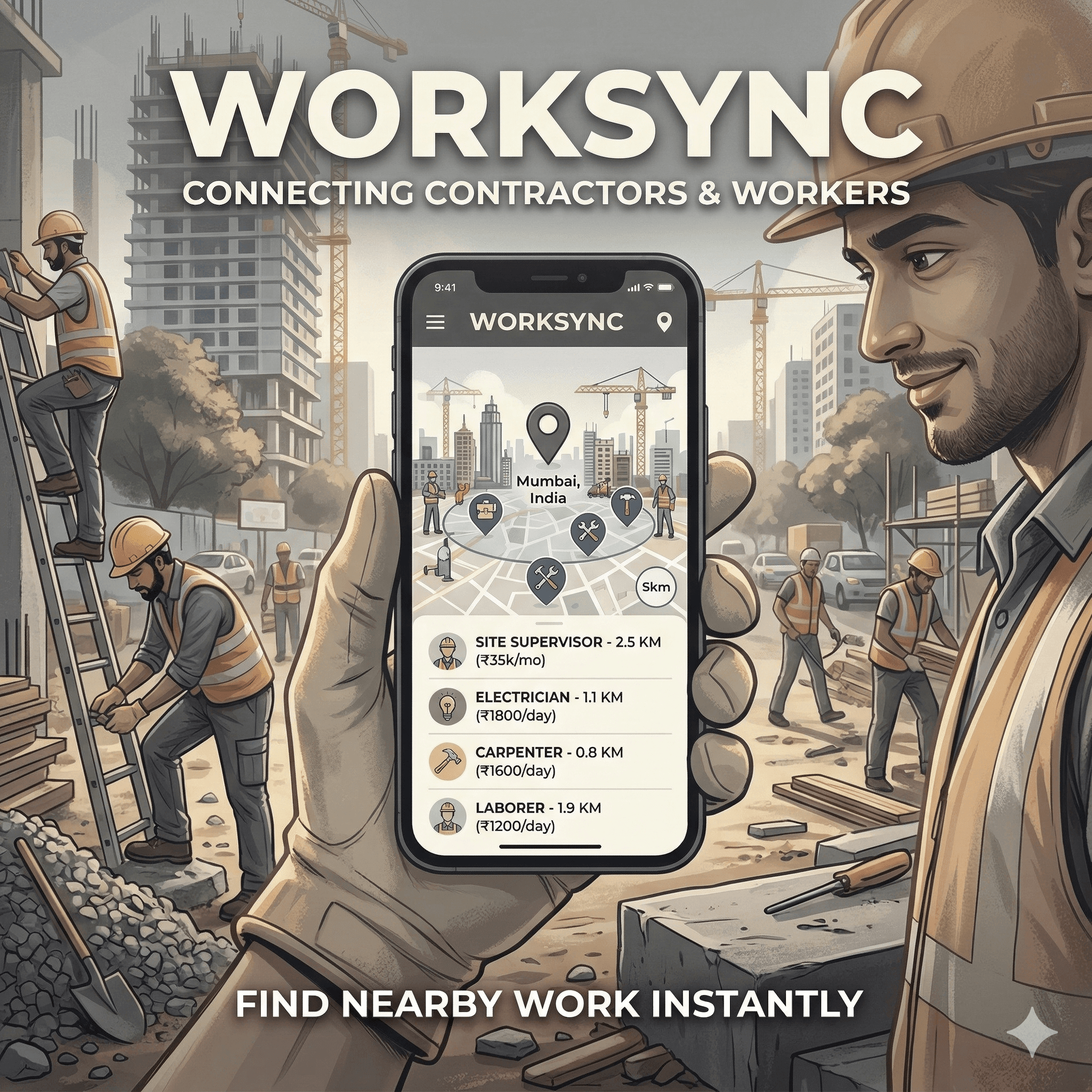 Work - Worker Finder app